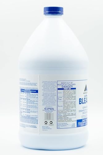 Blanqueador Líquido Ultra Germicida (6 Galones) - Para Ropa, Desinfección, Sanitización, Desodorizar y Remover Manchas de Moho - 1 Galón por Botella - imagen 6