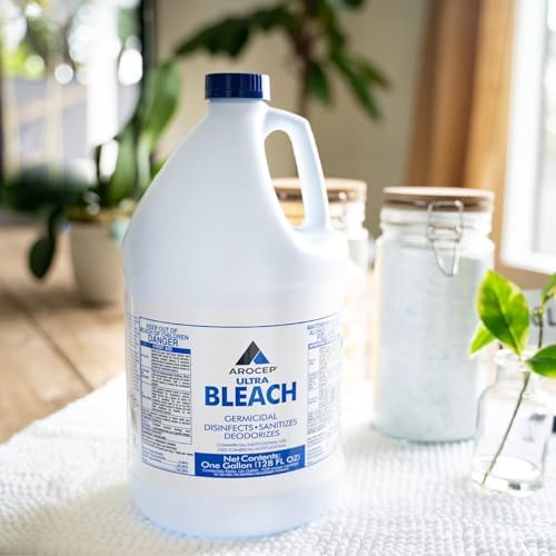 Blanqueador Líquido Ultra Germicida (6 Galones) - Para Ropa, Desinfección, Sanitización, Desodorizar y Remover Manchas de Moho - 1 Galón por Botella - imagen 7