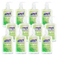 Gel Desinfectante de Manos Purell NATURALS Avanzado, con Acondicionadores de Piel y Aceites Esenciales, 12 oz, Botella con Dosificador (Caja de 12) - - imagen 1