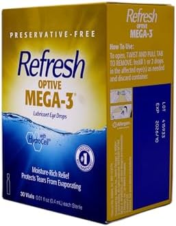 Gotas Lubricantes para Ojos Refresh Optive Mega-3 Sin Conservadores, 0.01 Onzas Líquidas - 30 Viales (Paquete de 2) - imagen 4