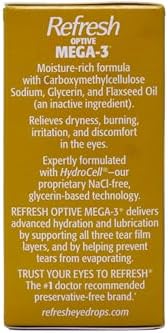 Gotas Lubricantes para Ojos Refresh Optive Mega-3 Sin Conservadores, 0.01 Onzas Líquidas - 30 Viales (Paquete de 2) - imagen 5