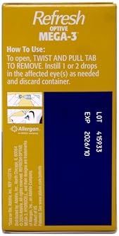 Gotas Lubricantes para Ojos Refresh Optive Mega-3 Sin Conservadores, 0.01 Onzas Líquidas - 30 Viales (Paquete de 2) - imagen 6
