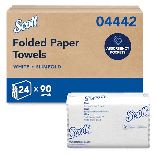 Toallas de Papel Scott Professional Pro Slimfold, Paquete Grande (04442), con Bolsillos Absorbentes, Blancas, para Dispensadores Kimberly-Clark - imagen 4