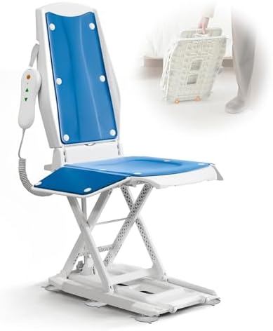 Silla Elevadora Eléctrica VOCIC Upgrade con Ruedas, Asistente Portátil para Ancianos, Soporta hasta 300 LBS, Incluye 2 Tipos de Ventosas, Sin - imagen 1