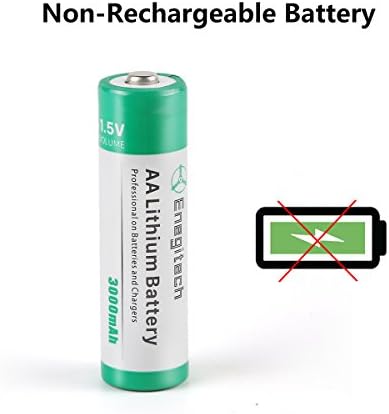 Baterías de Litio Enegitech AA 3000mAh 1.5V, Paquete de 16, para Cámara Blink, Timbre, Cerradura Inteligente y Sistema de Alarma - imagen 2