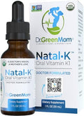 Gotas de Vitamina K1 Natal K Oral de Dr. Green Mom para Recién Nacidos | Phytonadione Orgánico en Aceite MCT | Vitamina K Natural para Apoyar la - imagen 1