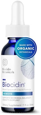 Biocidin Fórmula Líquida - Gotas Botánicas de Amplio Espectro para el Equilibrio del Microbioma - Apoyo para Romper Biofilm y Limpieza del Intestino - imagen 1
