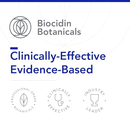 Biocidin Fórmula Líquida - Gotas Botánicas de Amplio Espectro para el Equilibrio del Microbioma - Apoyo para Romper Biofilm y Limpieza del Intestino - imagen 8