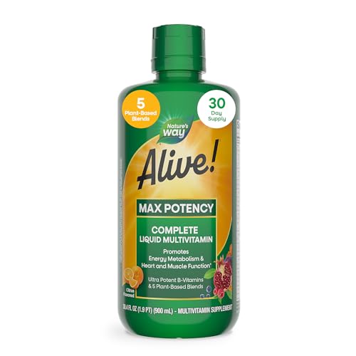 Nature's Way Alive! Multivitamínico Líquido Máxima Potencia, 30.4 Fl Oz, Promueve Energía, Corazón y Función Muscular para Hombres y Mujeres - imagen 2