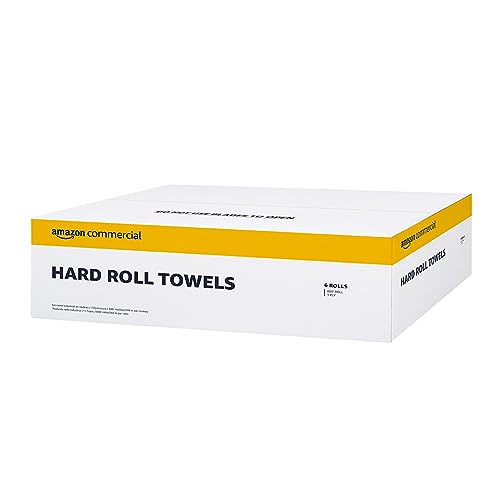 Toallas de Papel Duras Commercial de 1 Capa, Rollo de Alta Capacidad, Compatible con Dispensadores Universales, Certificadas FSC, 800 pies por Rollo - imagen 1
