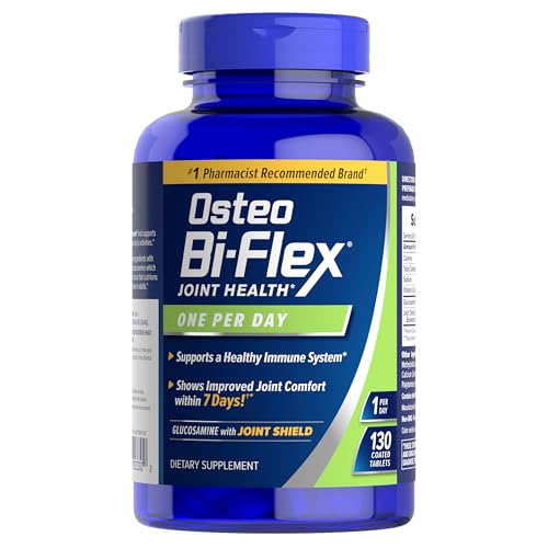 Suplemento de Vitamina D Osteo Bi-Flex One Per Day, Mejora la Función Articular, Apoya la Salud Ósea e Inmunológica, 130 Tabletas Recubiertas - imagen 1