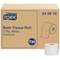 Rollo de Papel Higiénico Tork Blanco T34, Universal, 2 capas, 48 x 616 hojas, 240616 - imagen 1