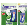 Lozenges de Nicorette 4 mg para dejar de fumar - Sabor a menta, ayuda para dejar de fumar, 101 piezas - imagen 1