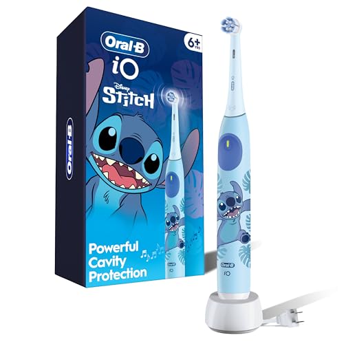 Cepillo de Dientes Eléctrico Recargable Oral-B iO Kids, Stitch con 1 Cabezal - Sensor de Presión Automático - 3 Modos de Limpieza - Temporizador - imagen 3