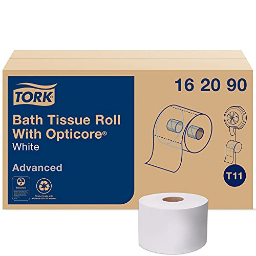 Rollo de Papel Higiénico Tork OptiCore Mediano Blanco T11, Avanzado, 2 capas, 36 x 865 hojas, 162090 - imagen 3