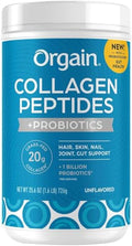Orgain Colágeno + Superfoods con 20 Gramos de Colágeno de Pastoreo y Vitamina C, Sin Sabor, 725 g - imagen 1