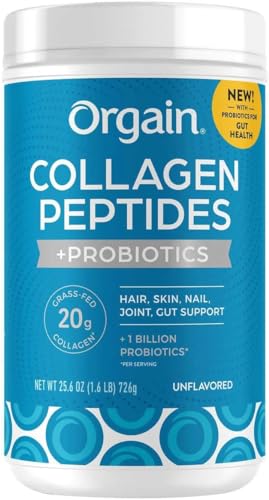 Orgain Colágeno + Superfoods con 20 Gramos de Colágeno de Pastoreo y Vitamina C, Sin Sabor, 725 g - imagen 1