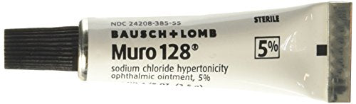 Ungüento Oftálmico Hipertónico Muro 128 con 5% de Cloruro de Sodio, Bausch + Lomb, 2 x 0.125 Oz (7 g Total) - imagen 2