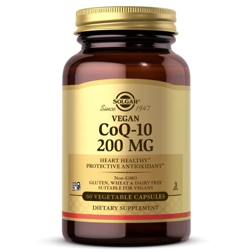 Solgar CoQ-10 Vegetariano 200 mg, 60 Cápsulas Vegetales - Antioxidante Protector, Salud Cardiaca - Suplemento Vegano, Sin Gluten, Sin Lácteos, Kosher - imagen 2