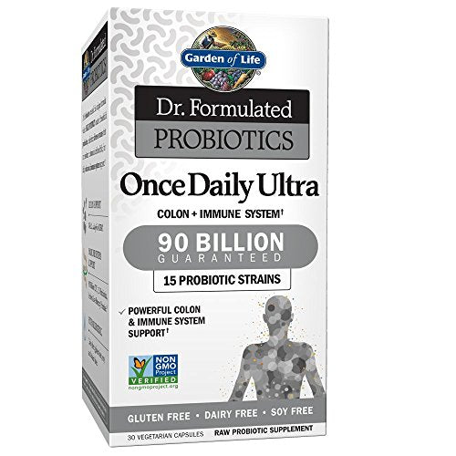 Garden of Life Dr. Formulated Probióticos Una Vez al Día Ultra - 90 mil millones CFU - Probiótico Diario para Colon y Apoyo Inmunológico - 30 - imagen 2