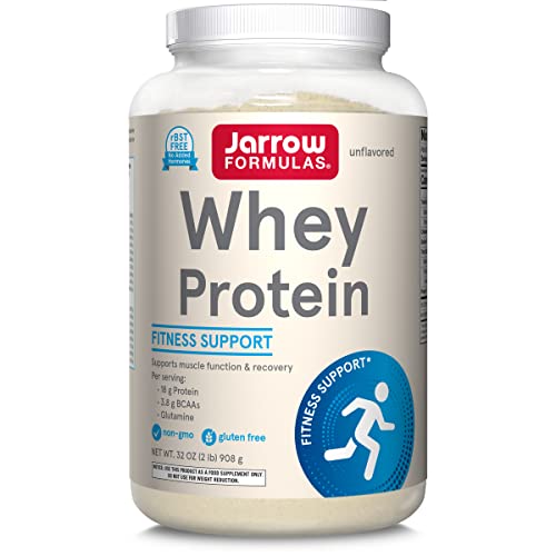Proteína de Suero Jarrow Formulas, 18 g de Proteína, 3.8 g de BCAAs y Glutamina, Suplemento Dietético en Polvo Sin Sabor, 32 oz, Aproximadamente 38 - imagen 6