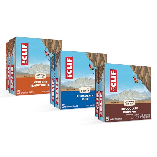 CLIF BAR - Barras de Proteína Energéticas - Paquete Variado - 3 Sabores - Hechas con Avena Orgánica - Sin OGM - (Paquete de 30) - imagen 5