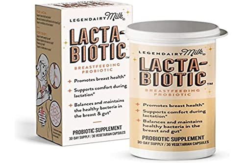 Legendairy Milk Lacta-Biotic Probiotico para Lactancia | Suplemento Diario para Salud Mamaria y Digestiva | 30 Cápsulas - imagen 4