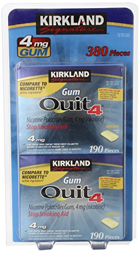 Chicles de Nicotina Kirkland Signature para Dejar de Fumar, 4 mg (380 Piezas) - imagen 2