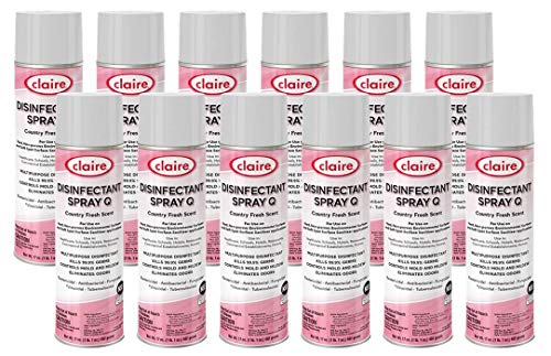 Spray Desinfectante Claire CL1001 Paquete de 12 - Aroma Country Fresh, 17 Oz. cada uno - imagen 5