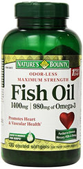 Aceite de Pescado Nature's Bounty - Suplemento Omega-3 para la Salud Cardiovascular - imagen 1