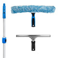 Kit de Limpieza Total Pro Unger Connect and Clean, Lavado de Ventanas sin Rayas, Incluye Limpiaparabrisas de 12”, Esponja de 14” y Poste Telescópico - imagen 1