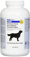 Pala Tech Tratamiento para Infecciones Urinarias en Perros - Suplemento de Citrato de Potasio y Arándano, 100 Tabletas Masticables, Prevención de - imagen 1