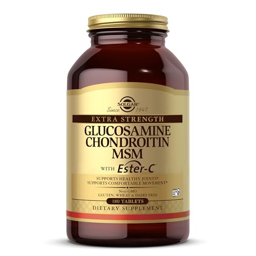 Solgar Glucosamina y Condroitina Extra Fuerte con MSM y Ester-C, 180 Tabletas - Promueve Articulaciones Saludables y Movimiento Cómodo - Sin OGM, Sin - imagen 6