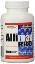 Allimax Pro Fuerza Profesional 450 mg de Alicina de Ajo, 100 Cápsulas Vegetarianas Vegicaps, Allicin AlliSURE® Estabilizada, Apoya la Función - imagen 1