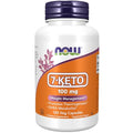 NOW Suplementos, 7-Keto (DHEA Acetato-7-uno) 100 mg, Control de Peso*, 120 Cápsulas Veganas - imagen 1