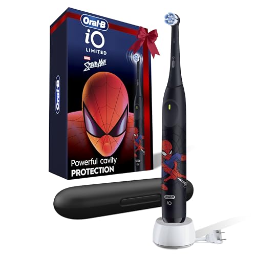 Cepillo de Dientes Eléctrico Oral-B iO Kids Edición Limitada Spiderman, Recargable, con 1 Cabezal Suave - Sensor de Presión Automático - 3 Modos de - imagen 5