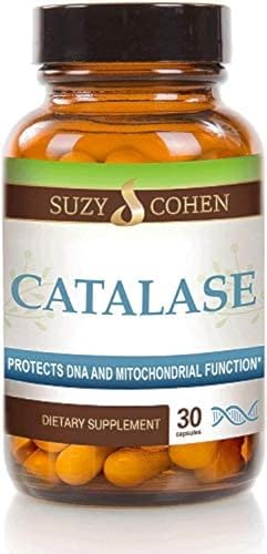Suplemento Dietético Script Essentials Suzy Cohen Catalase 12,500 CATu, 30 Cápsulas de Liberación Retardada, Apoya Piel, Cabello y Bienestar General - imagen 1