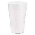 Vasos de espuma Dart Container Corp. 16J16, 16 oz, blancos (Paquete de 1000) - imagen 1