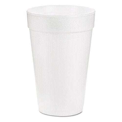 Vasos de espuma Dart Container Corp. 16J16, 16 oz, blancos (Paquete de 1000) - imagen 3