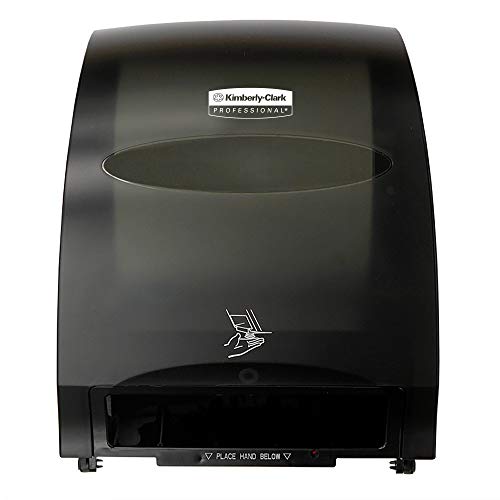 Dispensador Automático de Toallas de Papel en Rollo Duro Kimberly-Clark Professional (48857), Negro, Compatible con Núcleo Universal de 1.75, Montaje - imagen 2