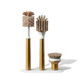 Set de Cepillos Iónicos Curio Home Goods, Magnetizados para Mantenerse Verticales, Acero Inoxidable con Cabezas Reemplazables, Bronce/Dorado - imagen 1