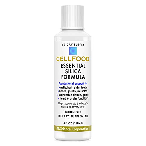 Cellfood Silica Esencial Fórmula Antienvejecimiento, 4 oz - Apoya Huesos, Articulaciones, Cabello, Piel, Uñas, Dientes y Encías - Líquido de Fácil - imagen 3