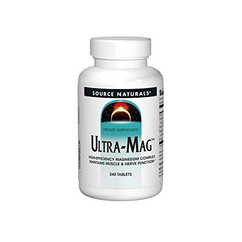Source Naturals Ultra-Mag 5 en 1 - Magnesio Bioavailable, Mantiene la Función Muscular y Nerviosa* - 240 Tabletas - imagen 4