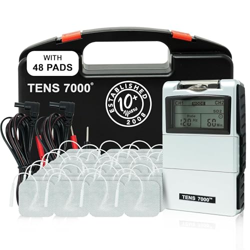 Unidad TENS Digital TENS 7000 con Accesorios y 48 Electrodos - Estimulador Muscular para Alivio de Dolor de Espalda, Cuello, Ciática y Nervios - imagen 5