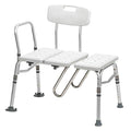 Banca de Transferencia para Bañera Drive Medical Splash Defense - Protector de Cortina U - Altura Ajustable - Diseño Reversible - Capacidad de 400 Lb - imagen 1