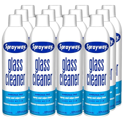 Limpiador de Vidrios Sprayway con Spray Espumoso para un Brillo Sin Rayas, Uso en Hogar y Automotriz, 19 oz., Paquete de 12 - imagen 3
