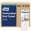 Toalla de Papel Perforada Tork HB1990A, 2 Capas, 11 Ancho x 9 Largo, Blanca (Caja de 30 Rollos, 84 por Rollo, 2,520 Toallas) - imagen 1