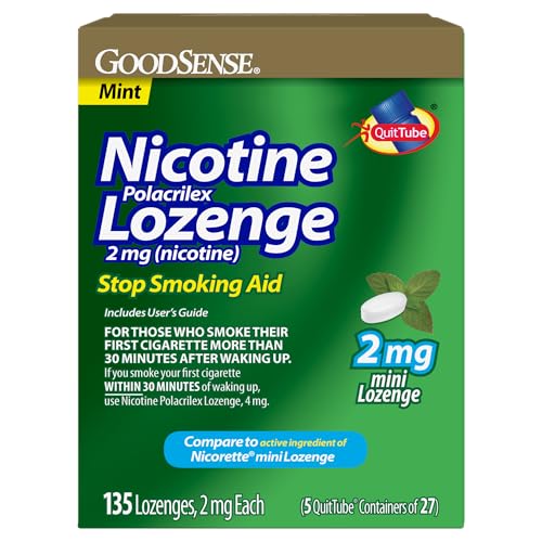 Pastillas de Nicotina GoodSense Mini Polacrilex, 2 mg, Sabor Menta, 135 Unidades - imagen 4