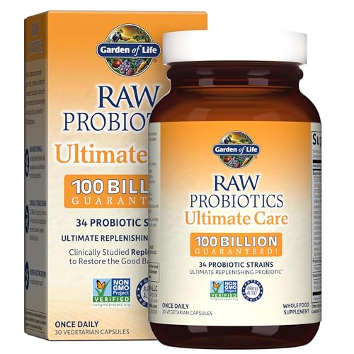 Garden of Life Raw Probiotics Ultimate Care - 100 Mil millones CFU - Suplemento dietético para la salud intestinal - Para mujeres y hombres - 30 - imagen 3