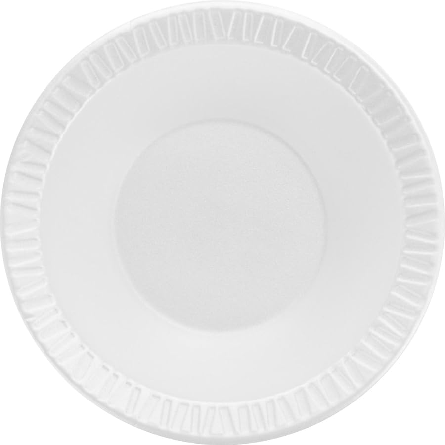 Tazón de espuma blanca sin laminado Dart 12BWWCR de 10-12 oz (Caja de 1000 unidades) - imagen 2